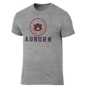 NCAA Auburn Tigers Men's Gray Tri-Blend T-Shirt - 1 of 3