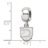 Black Bow Jewelry Sterling Silver U.S. Military Academy Black Knights NCAA Bead Charm - 2 of 4