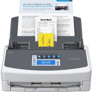 Fujitsu ScanSnap iX1600 Versatile Cloud Enabled Document Scanner for Mac and PC, White, PA03770-B615 - 1 of 4