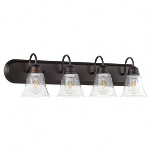Quorum Lighting 4 - Light Vanity in  Oiled Bronze - 1 of 1