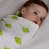 WeeSprout Organic Swaddle Blankets, Set of 2 Muslin Swaddle Baby Blankets, Extra Large 47" x 47" - 3 of 4