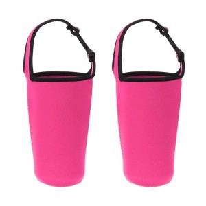 Unique Bargains Reusable Neoprene Insulated Waterproof Tumbler Carrier Holders 2 Pcs - 1 of 4