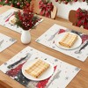 REGALWOVEN Placemats Set of 6 Linen Placemats, Washable Kitchen Table Mat, Seasonal Holiday Christmas Place Mats - 2 of 4