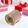 Unique Bargains Gift Wrap Ribbons Reindeer Polyester 78.74"x1.97" 1 Pc - 2 of 4