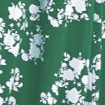 tropical green white print
