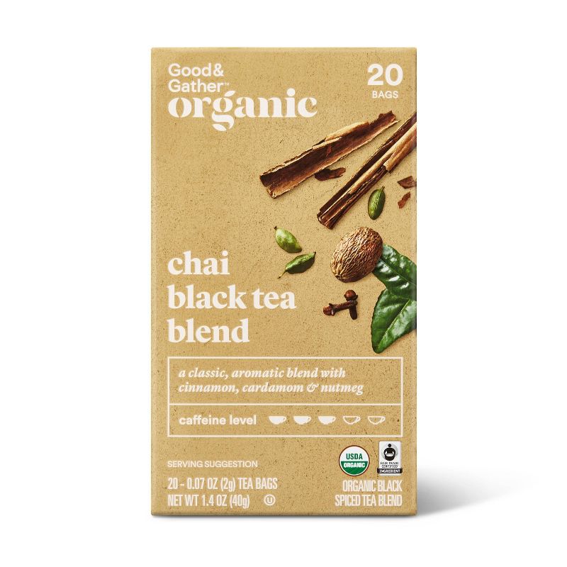 Organic Chai Black Tea - 20ct - Good &#38; Gather&#8482;, 1 of 9