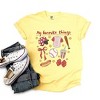 Simply Sage Market Women's Coquette Baseball Favorite Things Short Sleeve Garment Dyed Tee - 3 of 4