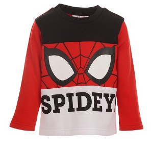 Marvel Spider-Man Sweatshirt Toddler - 1 of 4