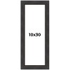 PosterPalooza | Panoramic Traditional Black Picture Frame - UV Acrylic, Foam Board Backing, Hanging Hardware - 2 of 4