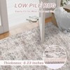Boho Entryway Runner Rug Washable Non Slip Non Shedding Area Rug, Soft Low Pile Vintage Floor Carpet for Hallway and Kitchen - 4 of 4