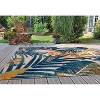 World Rug Gallery Floral Leaves Indoor/Outdoor Area Rug - 2 of 4