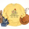 Simply Sage Market Grow Your Mind Floral Garment Dyed Long Sleeve - 3 of 4