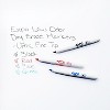 Expo 4pk Dry Erase Markers Ultra Fine Tip Multicolored: Thin Whiteboard Markers, Low-Odor, Erasable, Art & Stationery - 4 of 4