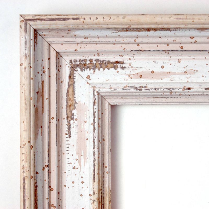 Alexandria White Wash Framed Wall Mirror - Amanti Art, 5 of 12