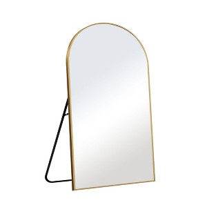 PexFix Full Length Arched Free Standing Body Mirror, Metal Framed Wall Mirror, Large Floor Mirror - 1 of 3