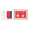 Unique Bargains Resin High-definition Glass Hollow Design Durable Medal Display Case - 3 of 4