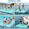 AMERLIFE Inflatable Floating Dock with Non-Slip Surface, Detachable Ladder - 4 of 4