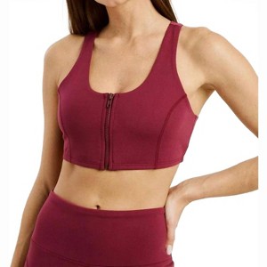 Women's Night Track Zip Sports Bra - YEAR OF OURS - 1 of 3