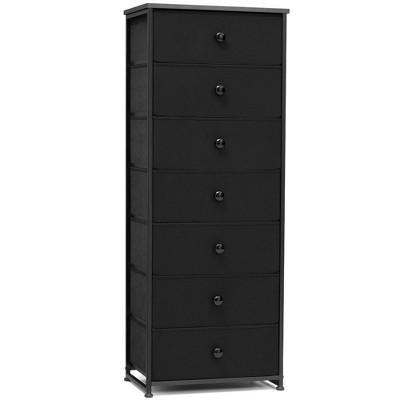 Crestlive Products Tall Dresser for Bedroom 7-Drawer Fabirc Storage Tower Chests of Drawers for Bedroom