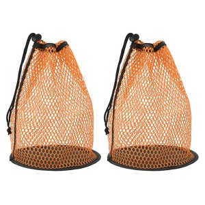 Unique Bargains Nylon Mesh Drawstring Golf Ball Storage Bags 2 Pcs - 1 of 4