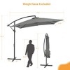Sonkuki 8.2×8.2FT Outdoor Patio Umbrella, Square Canopy Offset Umbrella for Villa Gardens, Lawns and Yard - 4 of 4
