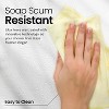 LiBa Premium Cloth Fabric Shower Curtain - Heavy Duty, Water Repellent, Hotel Style Soft Liner, Easy Clean and Machine Washable - 2 of 4