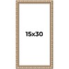 PosterPalooza | 15x30 Modern Bamboo Picture Frame, UV Acrylic, 5 Finishes - 2 of 4