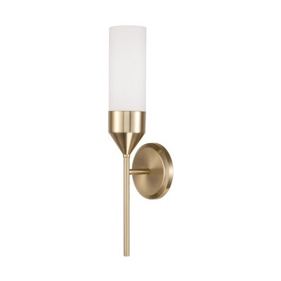 Capital Lighting Devon 1 - Light Wall Light in  Matte Brass