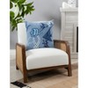 Saro Lifestyle Down-Filled Throw Pillow With Stonewashed Fish Design - 3 of 3