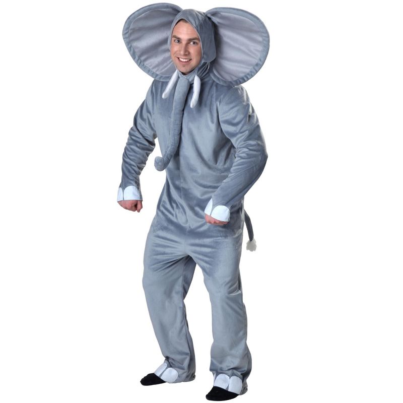 HalloweenCostumes.com Men's Plus Size Happy Elephant Costume, 1 of 2