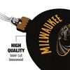 University of Wisconsin Milwaukee Official Panthers Wood Christmas Tree Holiday Ornament - 3 of 4