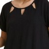 Women's Cut Out Round Neckline Top - umgee - 2 of 2