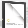 Vynxaria 24"x32" Jersey Display Case: Wall-Mounted Acrylic Shadow Box with UV Protection, Black - 3 of 4