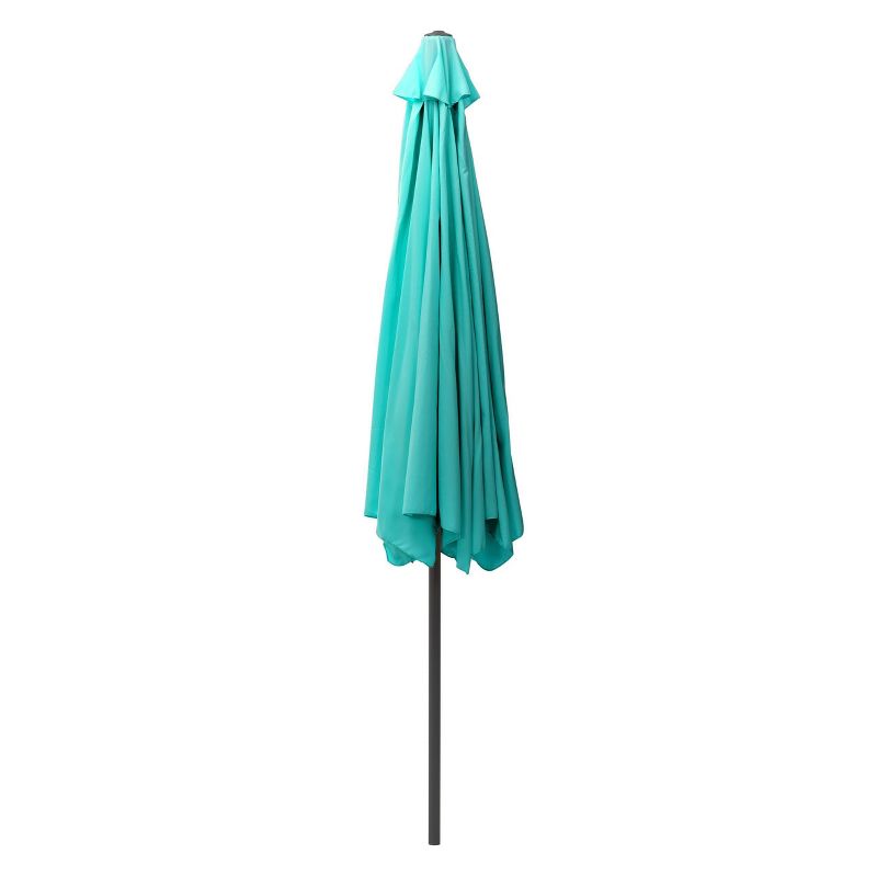 10' Tilting Market Patio Umbrella with Side Flaps - CorLiving, 5 of 9