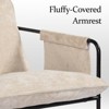 UNISOAR Modern Accent Chair Comfortable Living Room Chairs with Armrests - 4 of 4