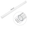Unique Bargains Lamp Lantern Water Cooling System Acrylic Round Pipes Clear 2 Pcs 14" - 2 of 4