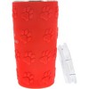 Pavilion Gift Company - Furry Friend - 20 oz Travel Tumbler with 3D Silicone Wrap - Portable Drinkware - 4 of 4