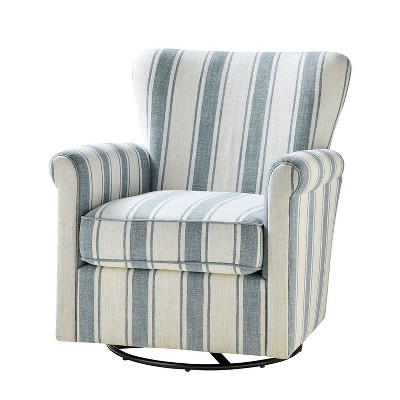 Julia Transitional Swivel Rocker Chair with Removable Backrest|ARTFUL LIVING DESIGN-SPRING