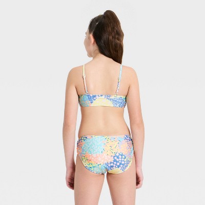Детские юбки Art Class Girls' Ditsy Printed Bikini Skirt Set - art class™ Cream L — фото 2