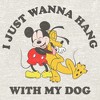 Women's Mickey & Friends I Just Wanna Hang With My Furry Friend T-Shirt - image 2 of 3