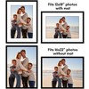 Americanflat 16x22 Picture Frame with Polished Plexiglass - Set of 2 - Use as 12x18 Frame with Mat or 16x22 Frame Without Mat - Black - 4 of 4