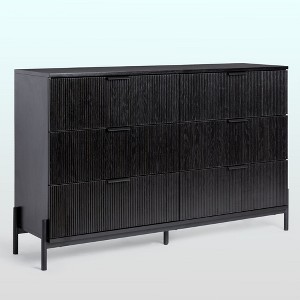Walker Edison 6-Drawer Dresser with Reeded Fronts - 1 of 4