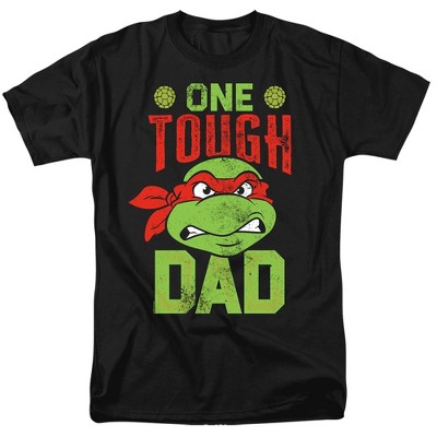 Teenage Mutant Ninja Turtles Father's Day One Tough Dad Adult T-Shirt Black 6X Large