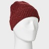 Men's Ribbed Plaited Beanie - Goodfellow & Co™ - 2 of 4