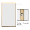 65"x24" Arched Black Full-Body Mirror, Wood Framed Full-length Mirror with Stand, Vanity Mirror for Bathroom, Bedroom Entryway, Living/Dressing Room - 4 of 4