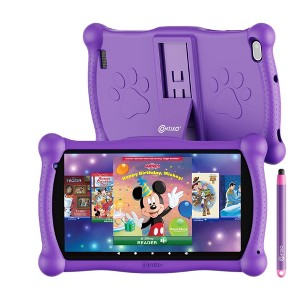 Contixo V10 Kids Tablet - 7" HD Display, 1.6 Quad-Core CPU, 16GB,  50 Disney eBooks, Contixo Academy, Android 11 - 1 of 4