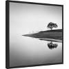 Amanti Art Tree in the Lake by Alexandre Manuel Canvas Wall Art Print Framed 22 x 22-in. - 3 of 4