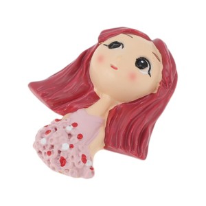 Unique Bargains Decorative Magnets Magnetic Fridge Sticker Irregular Shape Synthetic Resin Black Beige White 1Pc - 1 of 3