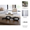 Decorative Objects for Home Decor - Modern Chain Link Sculpture and Metal Statues for Kitchen Decor, Decorations for Living Room, and Table Display - 4 of 4