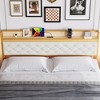 Bed Frame with Storage Headboard, Platform Metal Bed with Charging Station & 2 Drawers, No Box Spring Needed - 4 of 4